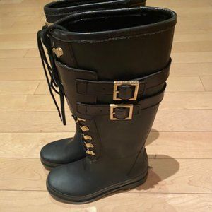 Tory Burch Military Rain Knee Boots